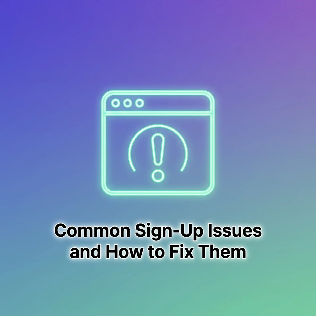 Aviator sign-up issues checklist showing OTP errors, email verification fixes, and account registration troubleshooting tips