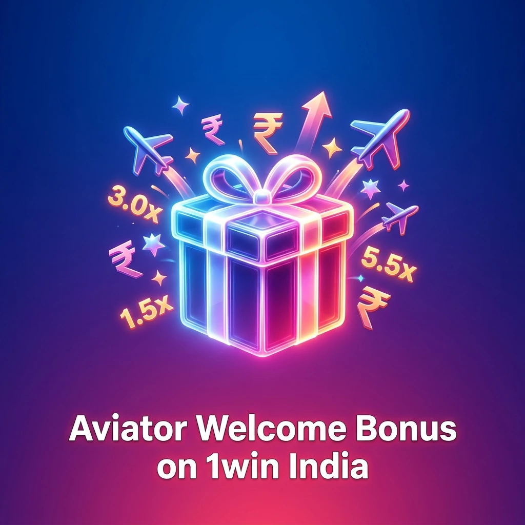 1win India Aviator welcome bonus offering up to 170% across four deposits with INR 300 minimum deposit