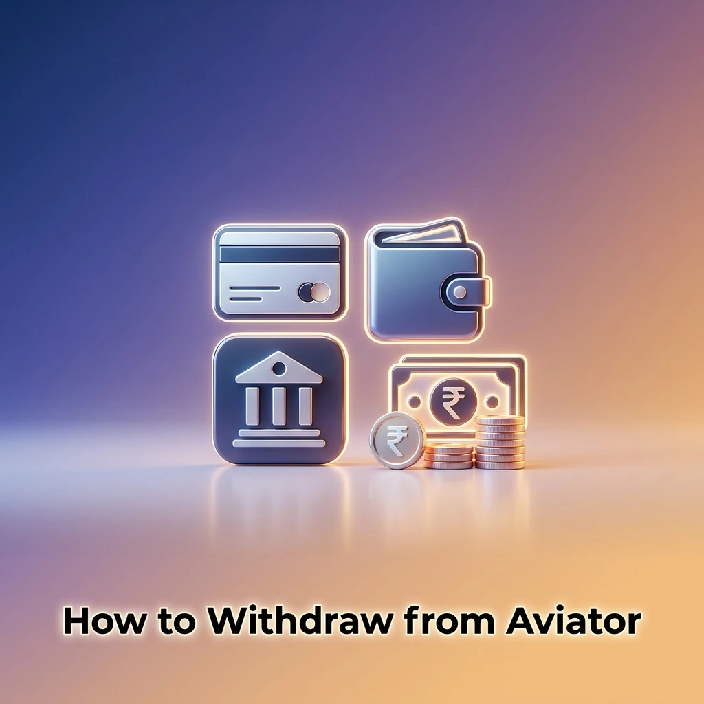 Baji Live app withdrawal steps showing Cashier menu, UPI or crypto wallet options, and submission process for Aviator winnings