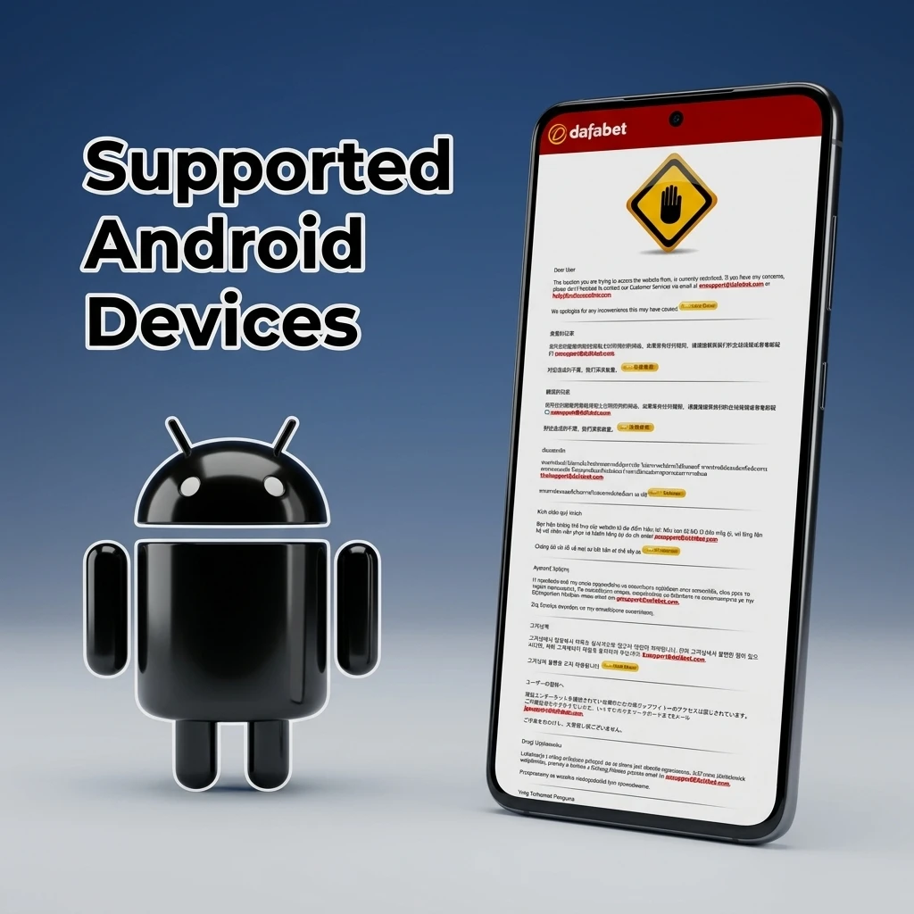 Android devices compatible with Dafabet Aviator app across budget, mid-range, and flagship tiers including Samsung, Redmi, OnePlus