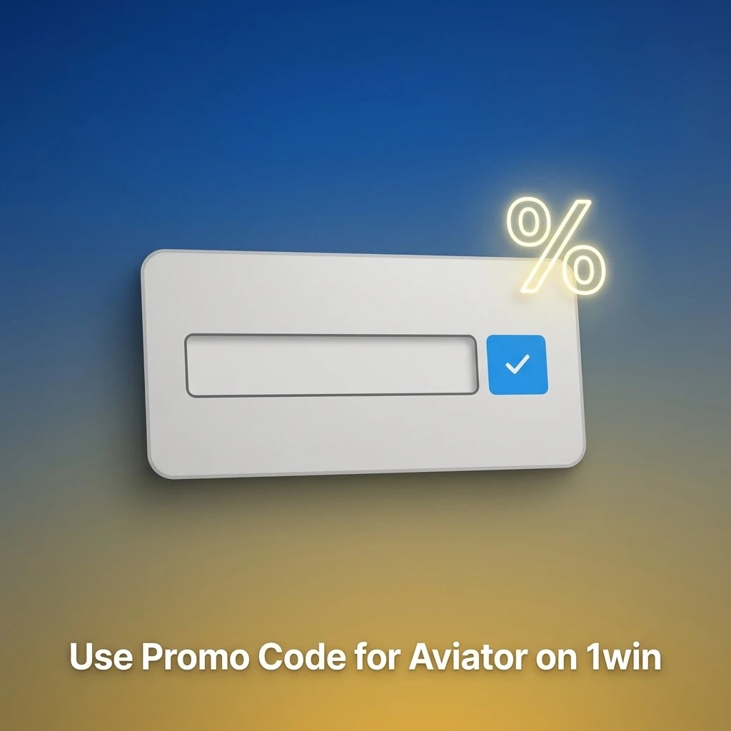 1win Aviator promo code 1WBONUS entry field during registration for deposit bonus activation